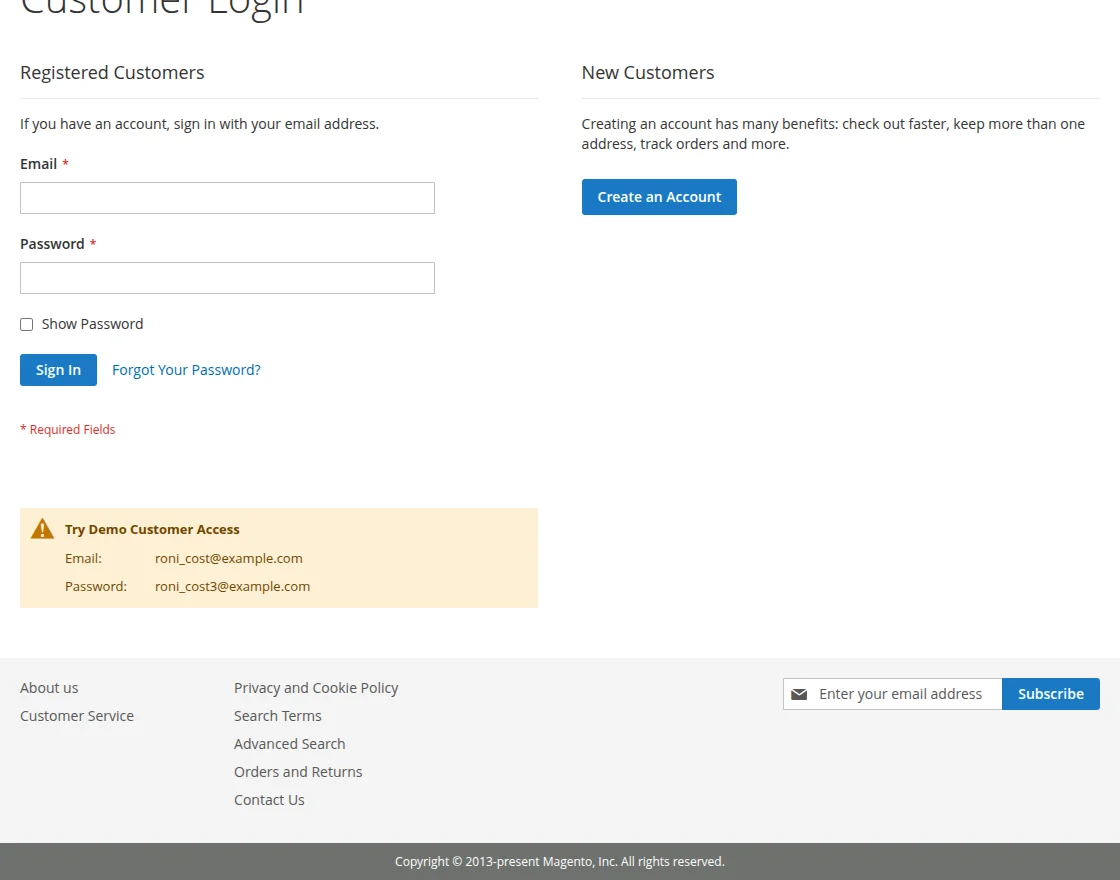 Direct Email Subscription