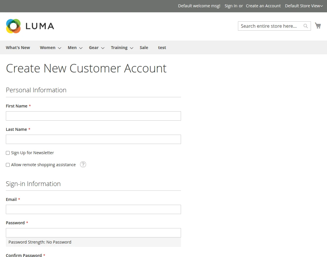 Newsletter Sign-Up During Registration