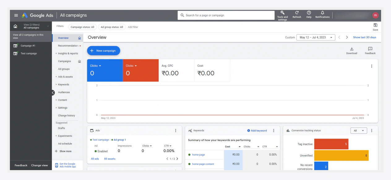 Sign in to Google Ads