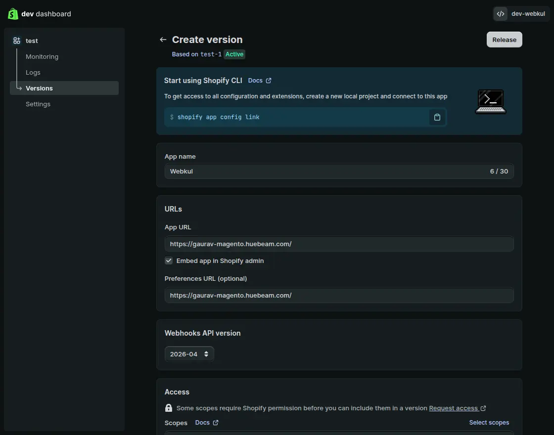 shopify-app-configuration-admin-api-integration