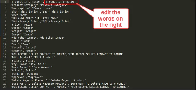 Magento2 Change Language