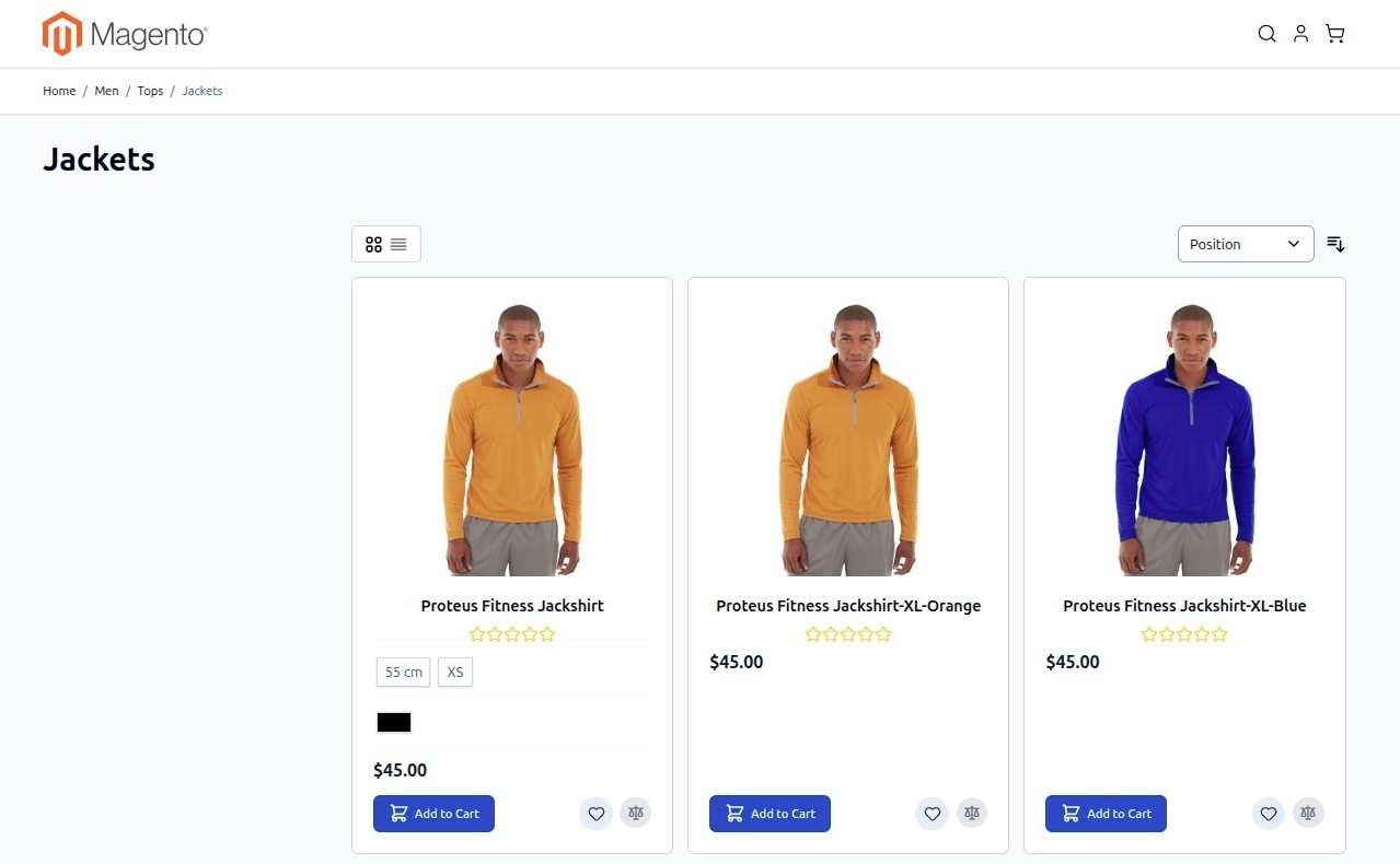 Products Only Frontend