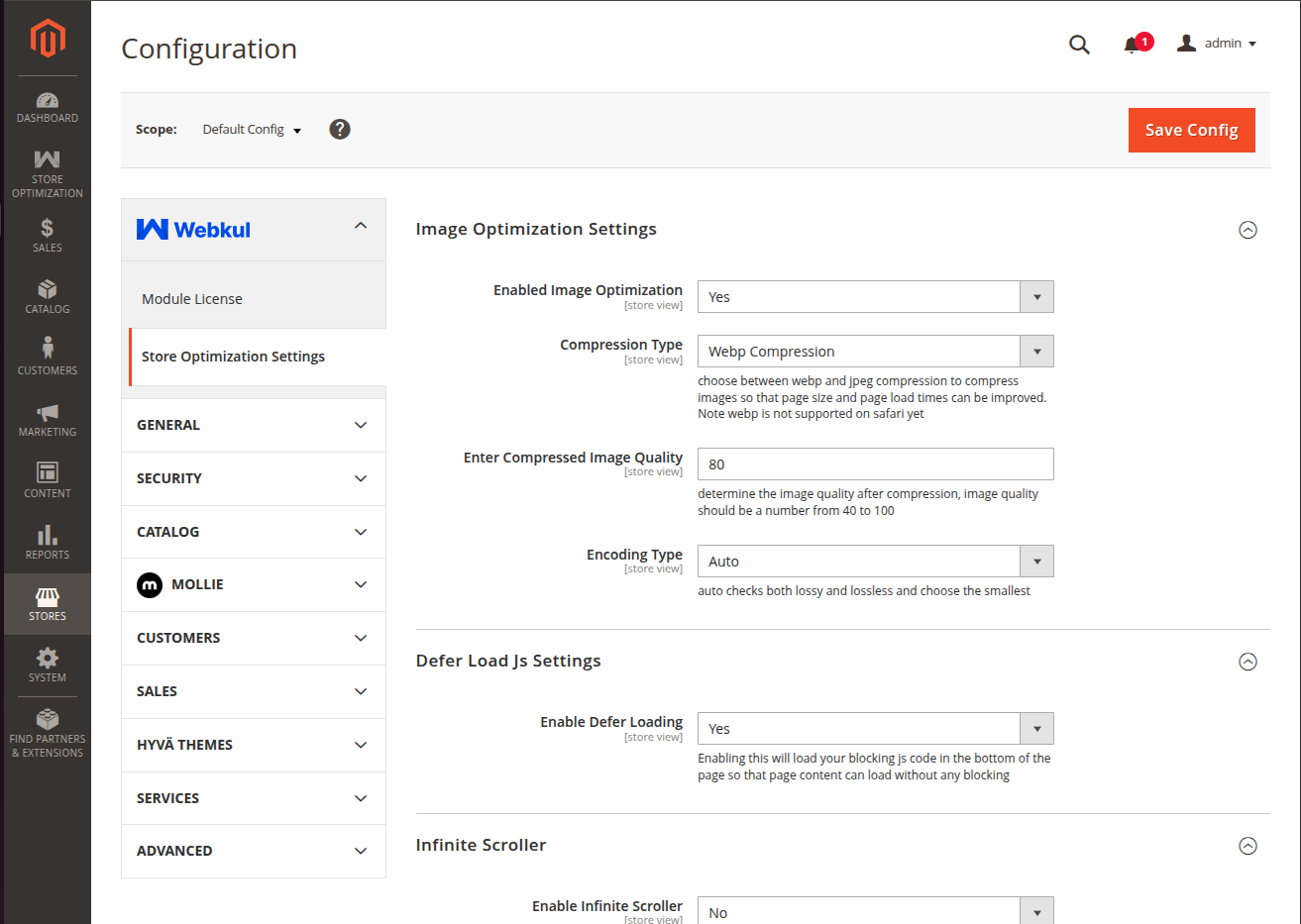 Global Module Activation